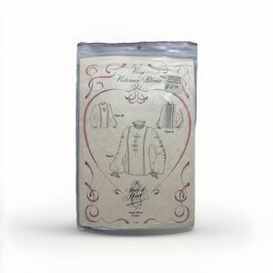 Work of Heart Pattern Very Victorian Blouse 6-22 Susan Oliver Vintage 1990